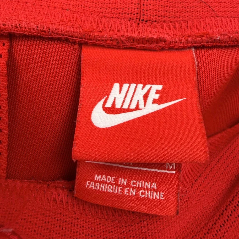 Nike Mens Sportswear Tribute Track Pants Red Blue White Tape Size M‎